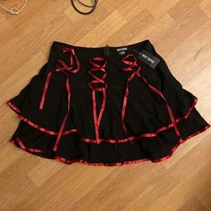 Black and Red Skirt from Hot Topic